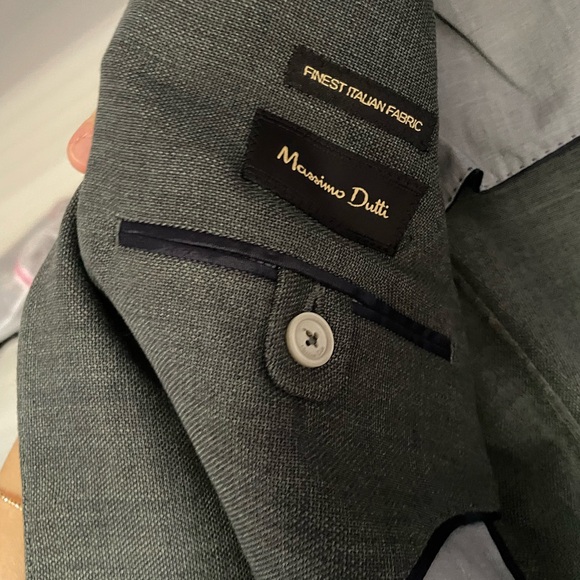 Massimo Dutti Men's Gray Blazer - Picture 5 of 11